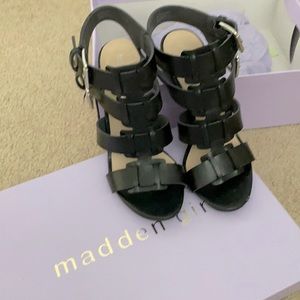 Madden Girl open strapped heels
